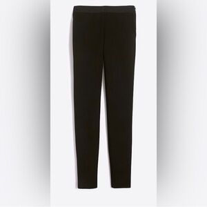 J. Crew Factory Gigi Pants Side Zip Closure Ponte H4101 Black sz 0 NWOT